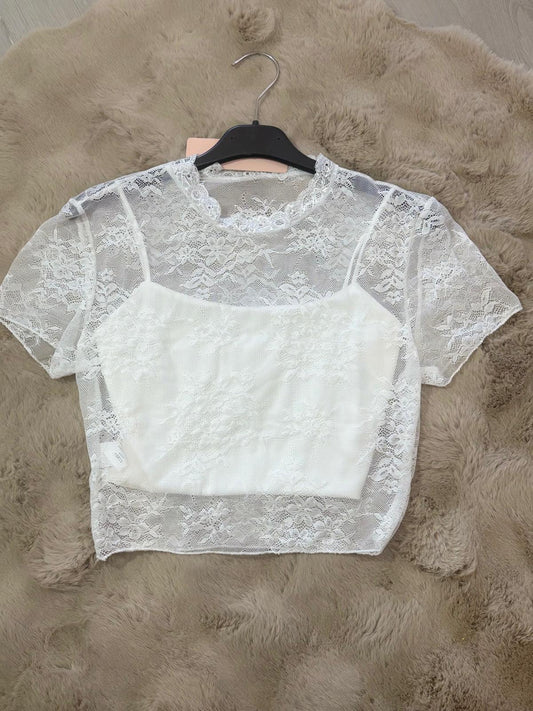 CAMISETA ENCAJE
