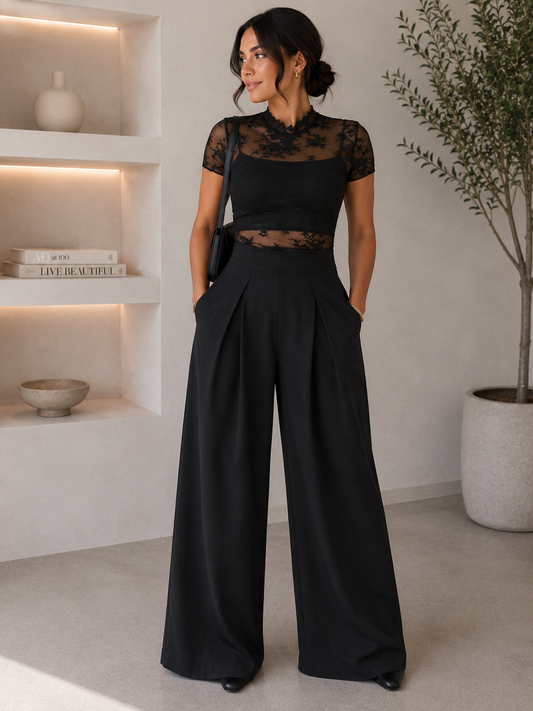 PANTALON PLIEGUES